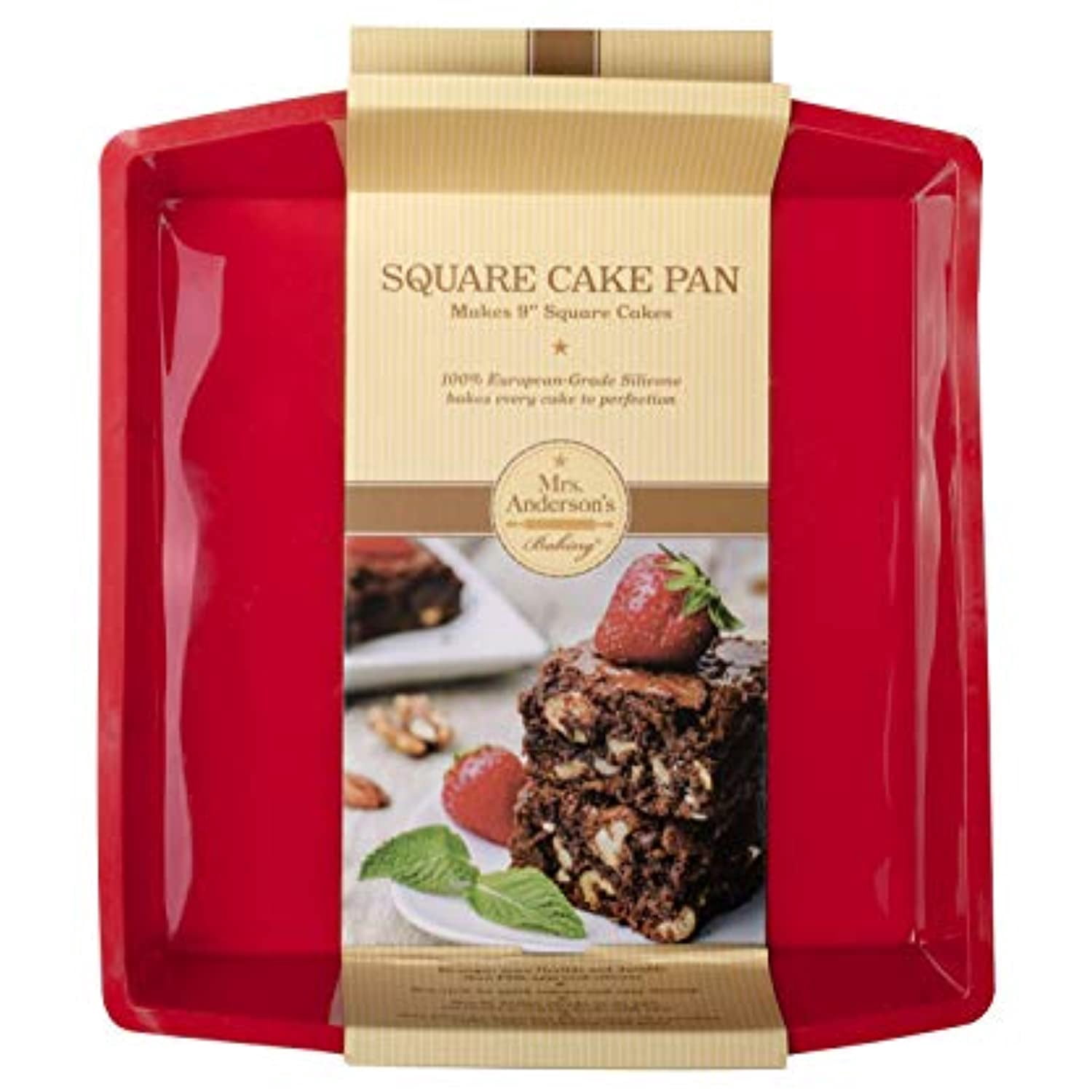 Chocolate Coles Square Cake Tin Harold Import Company Silicone X