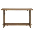 thumbnail image 6 of Alaterre Furniture Bethel Acacia Wood Console Table, 52 in. W Entryway Table with Dual Shelf Storage, Rustic Natural Aged Brown, 6 of 9