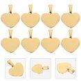 thumbnail image 3 of 10pcs encantos en forma de corazón DIY colgante colgante para la fabricación de joyería hecha a mano, 3 of 6