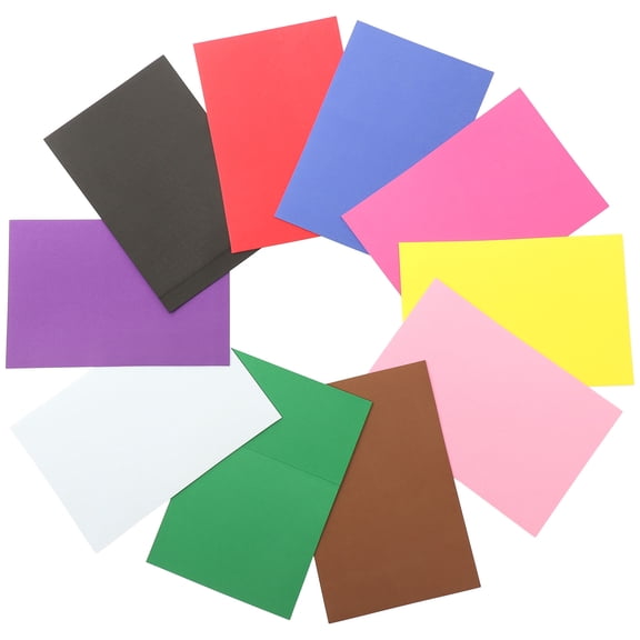GOOHOCHY 10PCS Textured Paper Sponge Craft For Children DIY Crafting Supplies