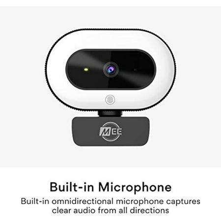 MEE audio - 1920 x 1080 Live Webcam with LED Ring Light