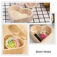 thumbnail image 6 of NICEXMAS 2Pcs Storage Decorative Box Heart-Shaped Wooden for Family Members 4.52x4.13in, 6 of 7