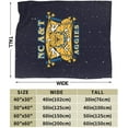 thumbnail image 2 of North Carolina A&T Aggies Logo Fleece Blanket, Very Soft Microfiber Flannel Blanket for Couch Warm and Cozy for All Seasons, 2 of 5
