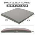 thumbnail image 4 of Shinnwa Couch Cushion Support for Sagging Seat Curve Sofa Cushion Support High Density Foam Under Seat Sag Repair Replacement, 20" x 20", 4 of 6