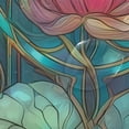 thumbnail image 4 of Yayeee Shower Curtain with Hooks 72"x72" Waterproof Fabric Bathroom Hanging Decor, Art Water Lilies Pattern, 4 of 5