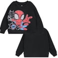 thumbnail image 4 of Marvel Spider-Man Toddler Boys Long Sleeve Crewneck Sweatshirt, Red, 3T, 4 of 5