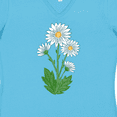 thumbnail image 4 of Inktastic Daisy Flower Women's V-Neck T-Shirt, 4 of 5
