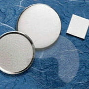 Badge-A-Minit 2 1/4" Adhesive Back Metal Button Sets - 100 Sets