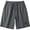 Grey, variant on Men's Quick-Dry Casual Shorts, Elastic Waist 5-Inch Swim & Beach Trunks, Lightweight Breathable Mens Shorts Khaki M