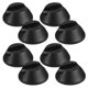 thumbnail image 3 of 8 protectores de goma con ranuras para patas de silla, deslizadores para suelos de madera que protegen de arañazos y reducen el ruido., 3 of 8