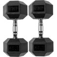 thumbnail image 3 of Signature Fitness Rubber Encased Hex Dumbbell  Multiple Sizes, 3 of 6