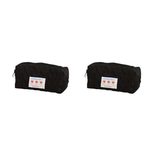 Methold Estuche para lápices con almohada para niña, bolsas de cosméticos de gran capacidad, bolsas de papelería, suministros para Type2 NO2