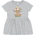 thumbnail image 3 of Inktastic Sloth I Love My Granny Girls Baby Dress, 3 of 5