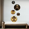 thumbnail image 3 of Designart "Vintage High Fashion African American Model VI" African American Woman Metal Wall Art Set of 5 Piece, 3 of 5