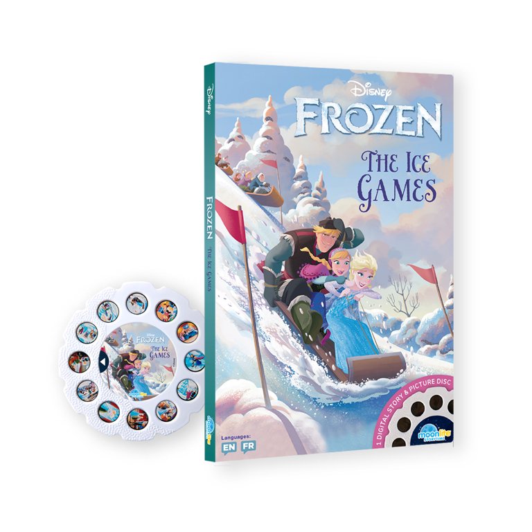 Disney Frozen Moonlite, 4-Book Set & Projector - Elsa, Ice