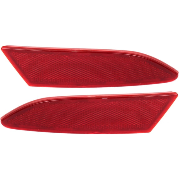 For 2012-2018 Ford Focus Pair Driver and Passenger Side Rear Bumper Reflector DOT Certified Sedan/Hatchback 12-14 | Replacement For FO1184101, FO1185101 | BM5Z13A565B, BM5Z13A565A
