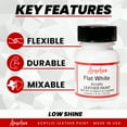 thumbnail image 2 of Angelus® Acrylic Leather Paint, 1 oz., Flat White, 2 of 9