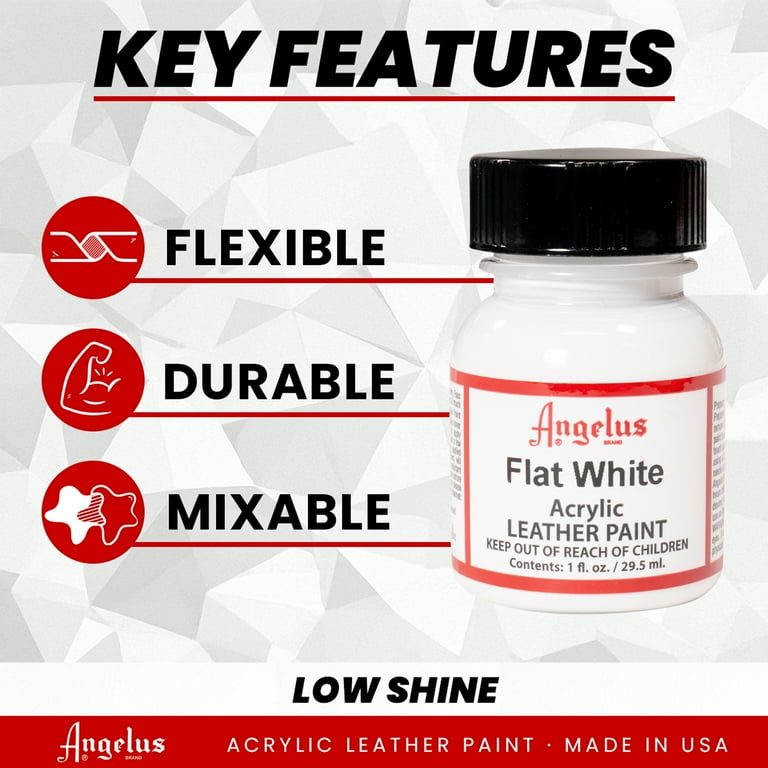 Angelus® Acrylic Leather Paint, 1 oz., Flat White