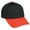 Black/orange, variant on Outdoor Cap PFX-120 Stretchable Jersey Mesh Cap-Orange-M/L