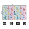 thumbnail image 5 of Rainbow Princess Flower Pattern Door Rugs,Washable Non Slip Door Mats Indoor,Decorative Door Mats,Entry Mat Indoor for Entrance,Bedroom,Kitchen,Bathroom,17"x30", 5 of 6