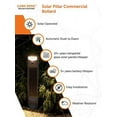 thumbnail image 6 of Solar Pillar Outdoor Commercial Bollard Light, 6 of 10