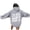 Gray, variant on Funny Graphic Hoodies for Woman Preppy Sweatshirts Trendy Letter Print Oversized Hoodies Casual Pullover Tops Light Blue L