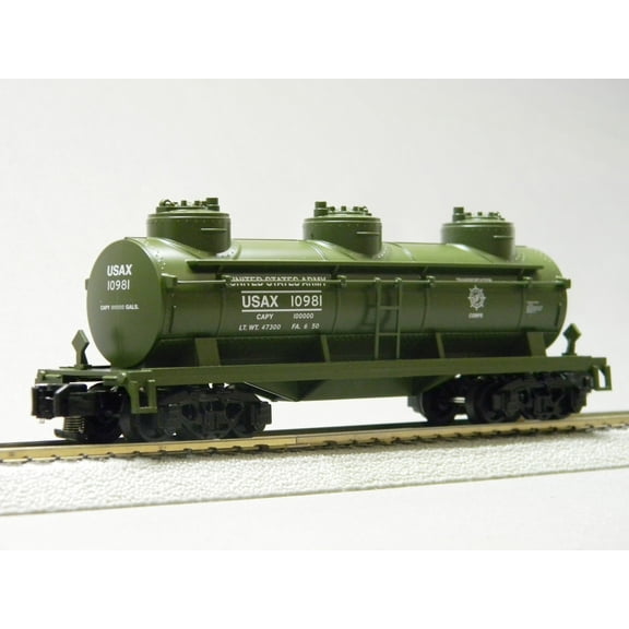 LIONEL AMERICAN FLYER US ARMY 3 DOME TANK CAR #10981 S GAUGE 2219200