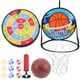 thumbnail image 1 of KAKOWELY 1 juego de aro de baloncesto para interiores, tablero de dardos de doble cara., 1 of 5