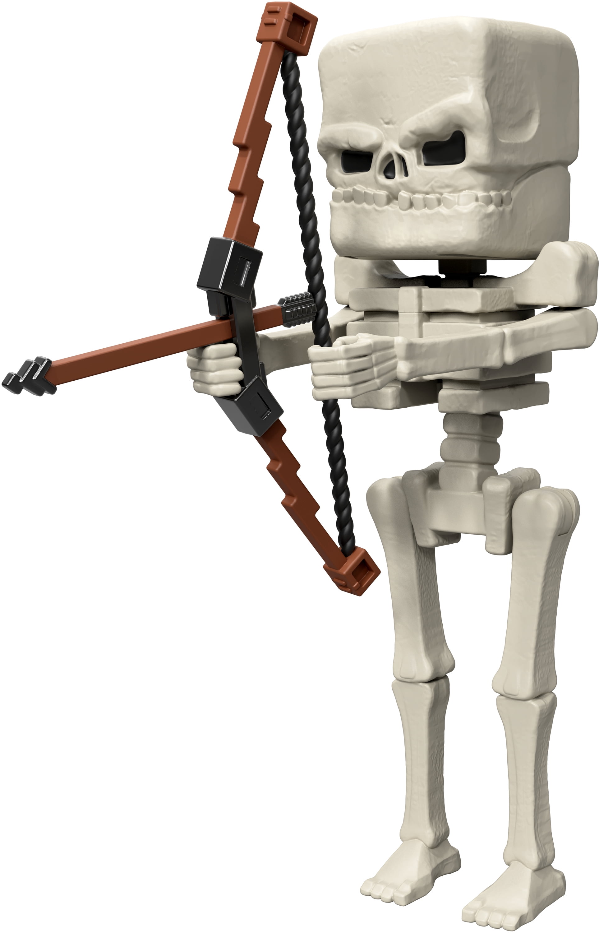 Minecraft Skeleton Action Figure & Accessories, 4-inch Toy Set Inspired by A Minecraft Movie
