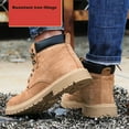 thumbnail image 5 of safety trainers steel toe cap work shoes sneakers leather fashionable lightweight comfortable breathable anti smash non slip puncture proof power workshop construction site machine made oil extractio, 5 of 7