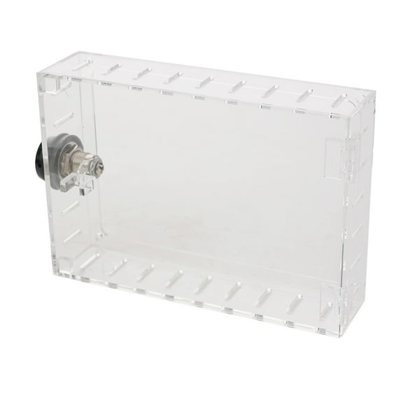 Acrylic Thermostat Lock Box With Combination Lock Large Clear Protective Cover
