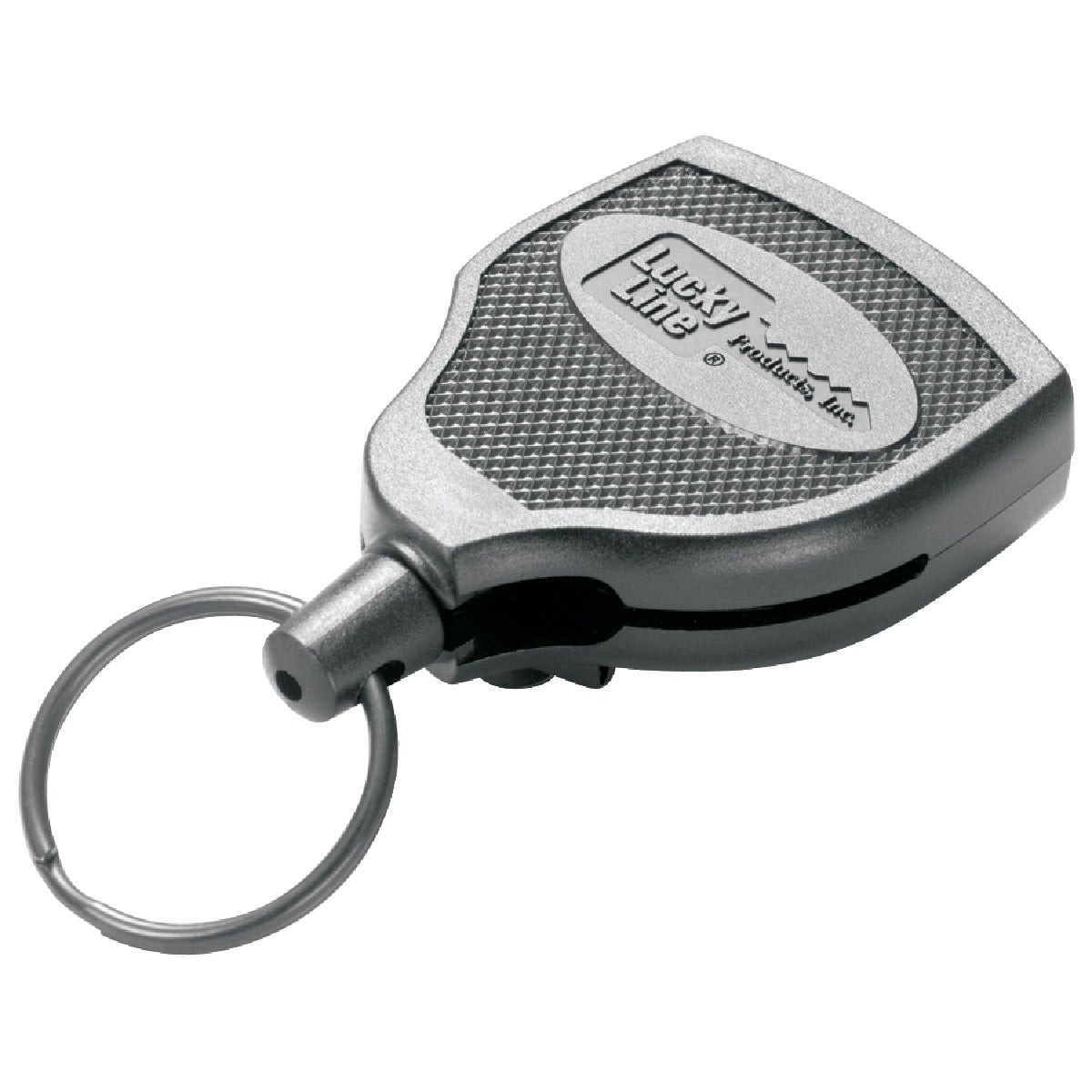 Lucky Line Key Bak ClipOn 48 In. Chrome Retractable Key Chain 43651