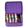 thumbnail image 7 of Unique Bargains 1 Pcs Nail Polish Bag Nail Polish Carrying Case Holds 17 Bottles Nail Art Set Organizer Purple, 7 of 7