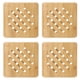 thumbnail image 1 of Posavasos de barra Higoodz Tapete de mesa Bambú Forma cuadrada y redonda 15 x 15 x 1 cm, 1 of 8