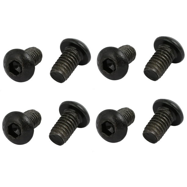 8pcs M6x10mm 10.9 Grade Left Hand Thread Bolt Lock Screw for Drill