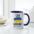 thumbnail image 4 of CafePress - Save Ukraine Raise Your Voices - 11 oz Ceramic Mug - Novelty Coffee Tea Cup, 4 of 4