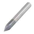 thumbnail image 2 of 3 Flute Chamfer Milling Cutter, Professional Chamfering Design Chamfer End Mill  For Small Cutting Amount Processing D12 X 60° X 75L,D10 X 60° X 75L,D8 X 60° X 60L,D6 X 60° X, 2 of 8