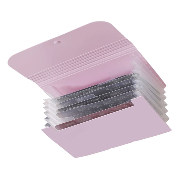 ABS Nails Stamp Plate Organizers Book Holds 10x15cm Stamping Plates Portable Design for Nails Artists and Enthusiasts