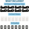thumbnail image 3 of Hongchun Pool Solar Cover Reel Attachment Kit, for Universal In Ground Swimming Pool Including 8 Adhesive Nylon Straps and Tabs, 8 Cord Plates,8 Buckles, 3 of 5
