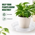 thumbnail image 4 of 6 Pack Plastic Plant Saucers, 16 inch Plant Tray for Pots, Heavy Duty Plant Drip Trays，Flower Water Trays for Indoor Outdoor Plants, 4 of 8