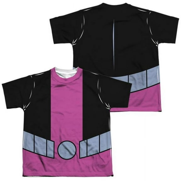 Teen Titans Go - Beast Boy Uniform (Front/Back Print) - Youth Short Sleeve Shirt - Medium