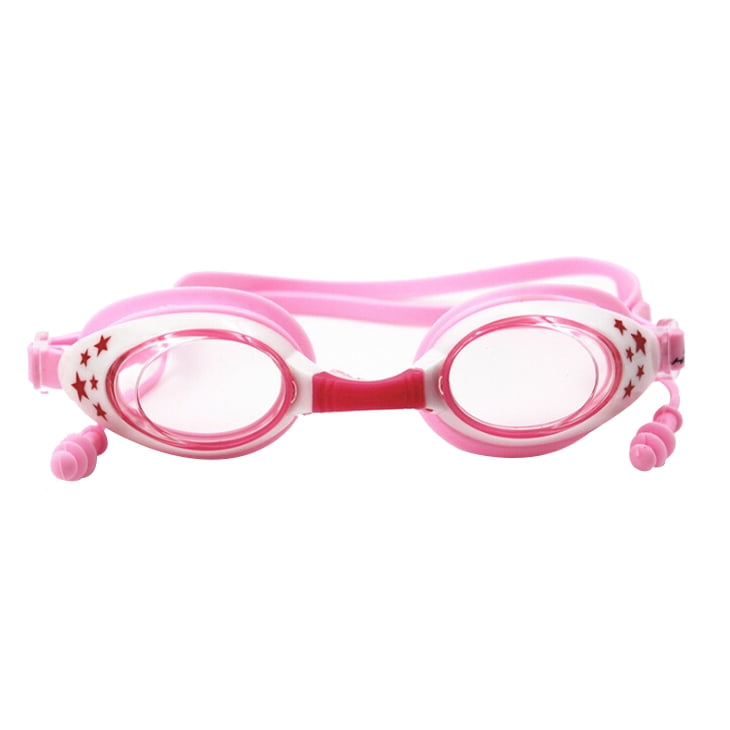 HNSD Children Kids Waterproof Silicone Anti Fog Swimming Glasses Goggles Eyewear Eyeglasses(Pink star) by HNSD