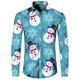 thumbnail image 1 of Camisas con botones para hombre con estampado 3D de tema navideño divertido, ropa de calle informal de manga larga, Tops, camisa hawaiana elegante para fiesta de vacaciones Unisex, 1 of 4