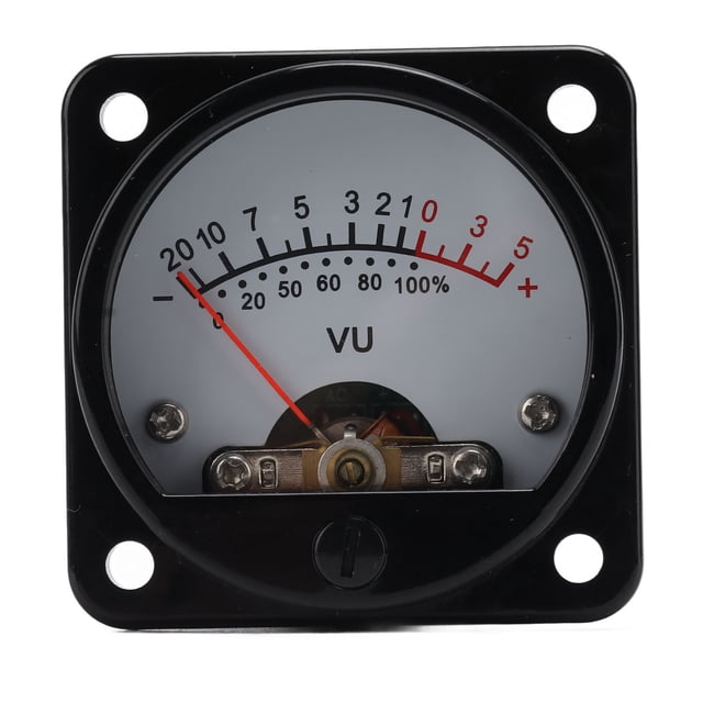 Vobor VU Panel Meter Professional VU Meter Audio Level Amp Amplifier with Driver Board AC DC 6‑12V 55mA CQ 45W