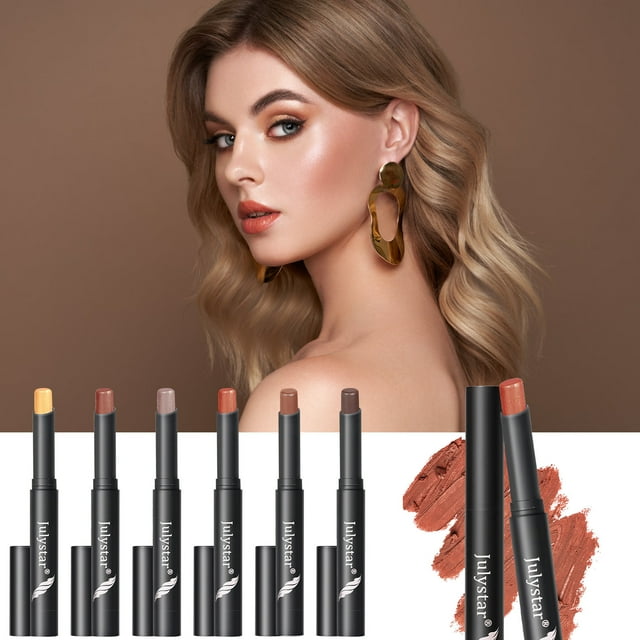 Vaidha Lazy Pearlescent Rotating Eye Shadow Stick For Contouring Shadowing Highlighting Lip Brightening