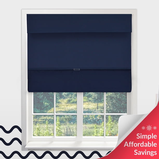 Chicology Thermal & Room Darkening Cordless Roman Shades