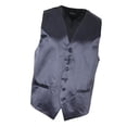 thumbnail image 3 of Chaleco de Corte Entallado Formal Hombres de Negocios Cuello Cinco Botones Botonadura Simple gris jinwen Chaleco victoriano Steampunk, 3 of 7
