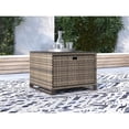 thumbnail image 2 of Tommy Hilfiger Oceanside Table d'Appoint Extérieur avec Rangement, Brun, 2 of 12