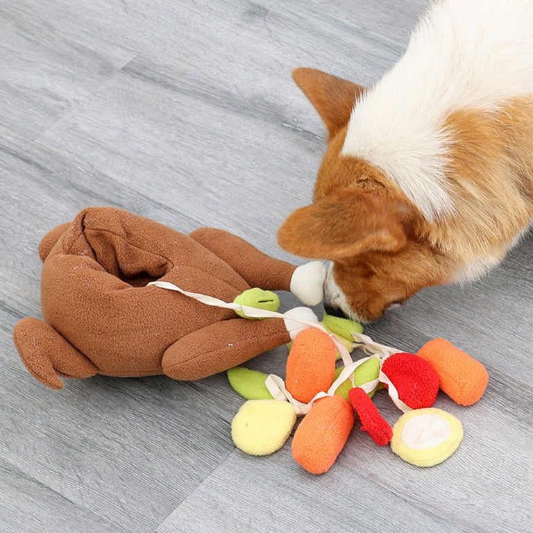 Dropship Dog Puzzle Toys Squeaky Plush Snuffle Dog Toy Game IQ
