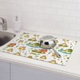 thumbnail image 6 of Yiaed Cute Frog Print Highly Absorbent Microfiber Kitchen Counter Mat, Dish Drying Pad for Dishes, Utensils, Pots and Pans, Large 18" x 24", 6 of 7
